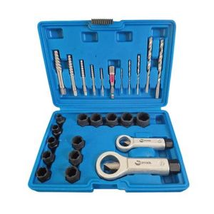 مجموعه 26 عددی کیت درآر انواع پیچ و مهره شکسته، هرز و گرد شده آاس تول AS TOOL مدل AS26