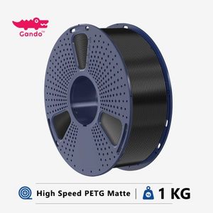 فیلامنت PETG پرسرعت مات (High Speed Matte) پرینتر سه بعدی قطر 1٫75 وزن یک کیلویی برند گاندو