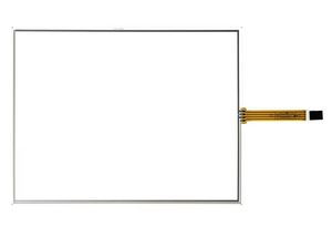 تاچ اسکرین مقاومتی 15 اینچ 5 وایر همراه برد سریال Serial Port RS232