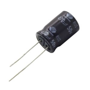 خازن الکترولیتی 470uF / 50V مارک DAEWOO