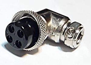 Con-Power-Bulk Head-4Pin-F-Plug-RA