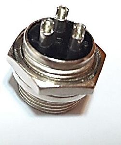Con-Power-Bulk Head-3Pin-M-PM-S