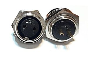 Con-Power-Bulk Head-2Pin-F-PM-S