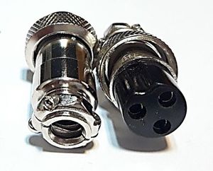 Con-Power-Bulk Head-3Pin-F-Plug-S