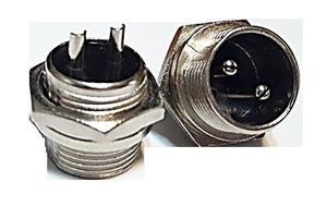 Con-Power-Bulk Head-2Pin-M-PM-S