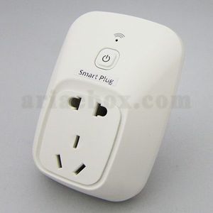 سوکت 3شاخه تایمر وای فای هوشمند Smart Plug با ابعاد 39×71×101 میلی متر