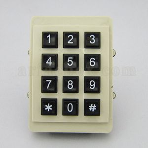کیپد پلاستیکی 4×3 مربعی مدل DP3 با ابعاد 66×89 میلی متر