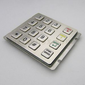 کیپد استیل 4×4 انگلیسی مدل ST 4×4-E با ابعاد 100×120 میلی متر