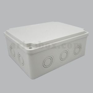 جعبه تقسیم ضدآب الکترونیکی 10 سوراخ AGT 20-15 با ابعاد 85×160×210 میلی متر