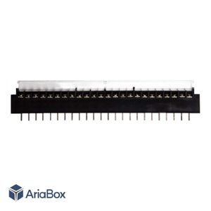ترمینال ریلی ولتاژ بالا 24 پین مدل Terminal 24 pin با ابعاد 40×230 میلی متر