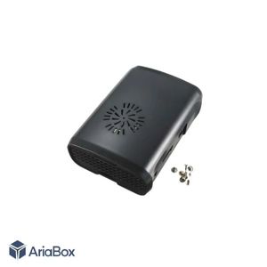 باکس مخصوص رسپبری پای 3 با محفظه فن مدل Rasp2-A2 با ابعاد 31×65×93 میلی متر
