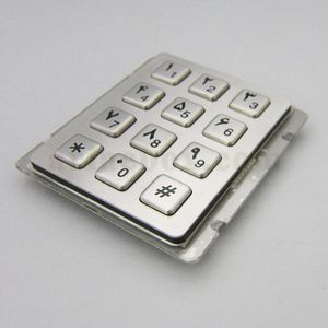 کیپد استیل 4×3 انگلیسی-فارسی مدل ST 3×4-EF با ابعاد 100×92 میلی متر