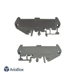 درپوش ریل برد دوشیار طوسی رنگ عرض 72 ایرانی مدل UM72 Double Panel-A2 IR