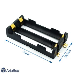 جاباتری دوتایی SMD 18650