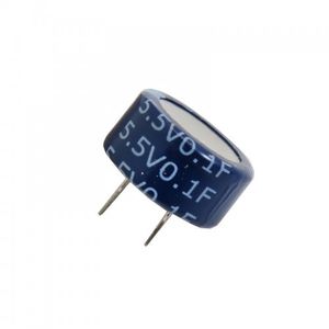 ابرخازن 0.1 فاراد 5.5 ولت 1F 5.5V Super Farad Capacitor