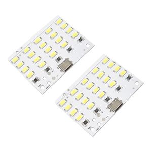 ماژول LED بیست تایی با تغذیه Type-C بسته 2 عددی