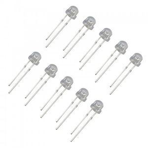 LED کلاهی 5 میلیمتری سبز بسته 20 عددی