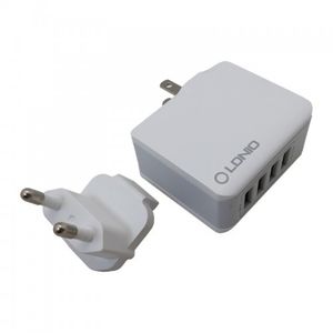 شارژر 5 ولت 4.4 آمپر دیواری دارای چهار خروجی USB