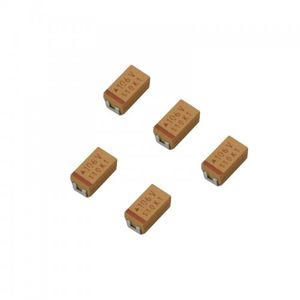 خازن تانتالیوم SMD با ظرفیت 10uF 35V بسته 5 عددی
