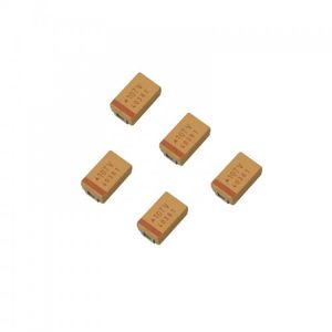 خازن تانتالیوم SMD با ظرفیت 100uF 35V بسته 5 عددی