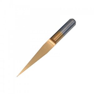 ابزار تراش و حک کارباید 3.175 دستگاه CNC دارای زاویه 10 درجه و قطر 0.1mm