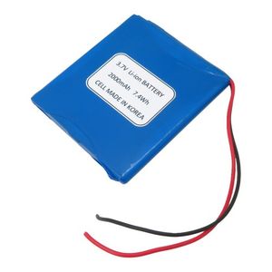 باتری لیتیوم یون کوچک 3.7V 2000mAh دارای برد محافظ