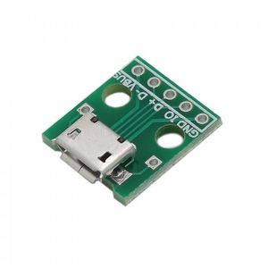 بسته سه تایی برد برک اوت میکرو USB دارای سوکت مادگی