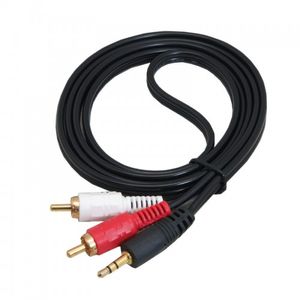 کابل تبدیل جک 3.5 میلی متری به دو RCA دارای طول 1.5 متر