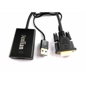 کابل تبدیل VGA به HDMI با پشتیبانی از صدا