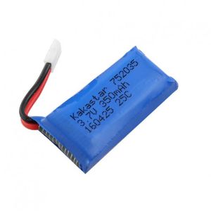 باتری لیتیومی تک سل 3.7V 350mAh به همراه شارژر USB