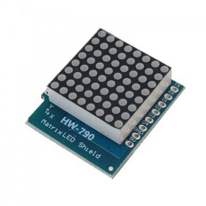 شیلد صفحه نمایش LED ماتریسی WeMos D1 Mini