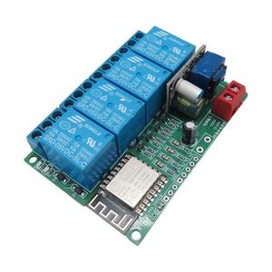 ماژول رله وای فای 4 کاناله چیپ ESP8266
