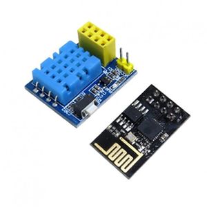 ماژول سنسور رطوبت و دما DHT11 با قابلیت مانیتورینگ وایفای ( هسته ESP8266 )