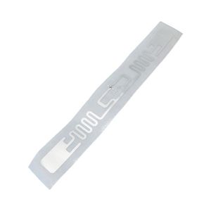 تگ RFID مستطیلی چسبی دارای فرکانس باند UHF و ابعاد 100mmX12mm