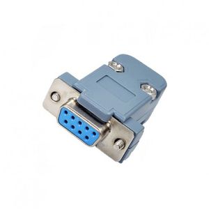 کانکتور DB9 مادگی مناسب برای پروتکل RS232 دارای کیس پلاستیکی بسته دو عددی