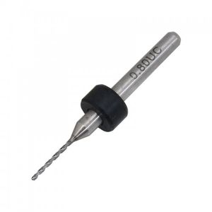 مته الماس سوراخکاری دارای سایز 0.8x3.175mm