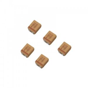 خازن تانتالیوم SMD با ظرفیت 100uF 35V نوع B  بسته 5 عددی