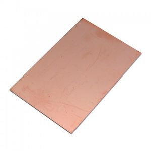 فیبر خام مدار چاپی دو رو 50x70x0.15 میلی متری فایبرگلاس