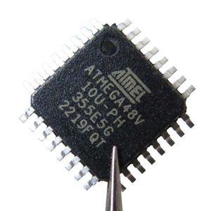 میکروکنترلر ATMEGA48V-10AU دارای پکیج QFP32