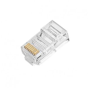 سوکت CAT5E UTP - کانکتور نری RJ45 بسته 100 عددی