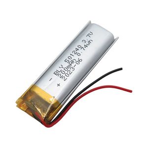 باتری لیتیومی 3.7V 200mAh دارای برد محافظ