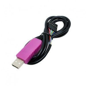 کابل تبدیل USB به سریال TTL شش سیمه دارای چیپ PL2303HXD