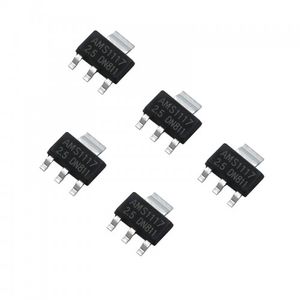 آی سی 2.5V رگولاتور AMS1117 پکیج SOT223 بسته 5 تایی