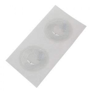 تگ RFID دایره ای چسبی دارای فرکانس 13.56MHz و قطر 25mm پک 2 تایی