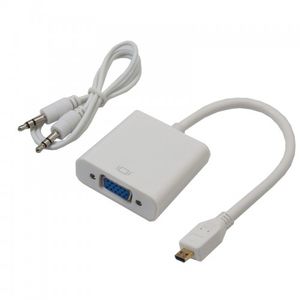 کابل مبدل microHDMI به VGA همراه با خروجی صدا