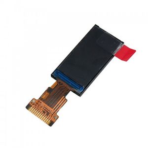 نمایشگر TFT فول کالر 0.96 اینچ دارای ارتباط SPI و کابل فلت