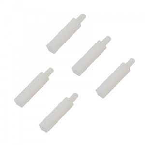 اسپیسر پلاستیکی M3 نری مادگی به طول 20mm بسته 10 عددی