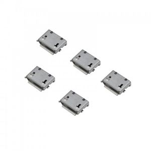 بسته 5 تایی کانکتور مادگی میکرو USB پنج پین SMD بلند