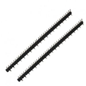 بسته 2 تایی پین هدر 1X40 نری SMD - فاصله پین 2 میلی متر