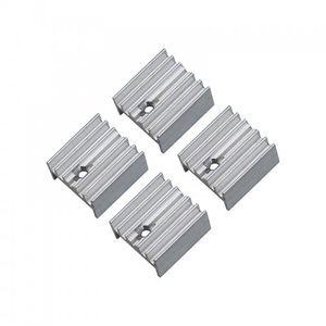 هیت سینک آلومینیومی TO220 سایز 15x10x16 بسته 4 عددی